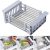 Adjustable Stainless Steel Drainer Basket Drain Tray