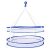 Double Layer Double Hanging Clothes Laundry Basket Dryer